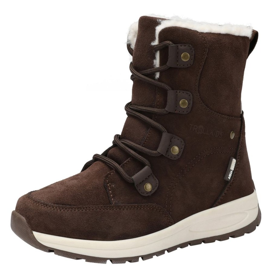 Schuhe Trollkids Winterschuhe | Girls Arendal Winter Boots Brown