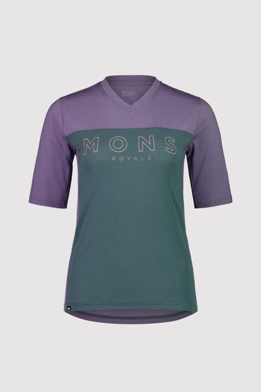 Bekleidung Mons Royale Hemden & T-Shirts | Redwood Enduro Vt W-Thistle/Burnt Sage