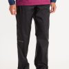 Bekleidung Marmot Outdoor Hosen | Wms Precip Eco Full Zip Pant Short Black