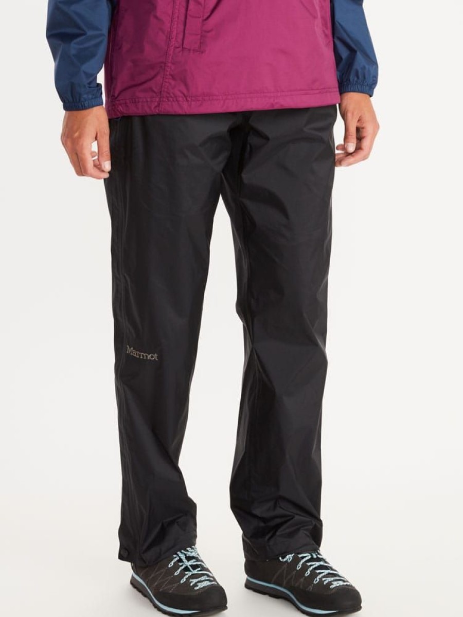 Bekleidung Marmot Outdoor Hosen | Wms Precip Eco Full Zip Pant Short Black