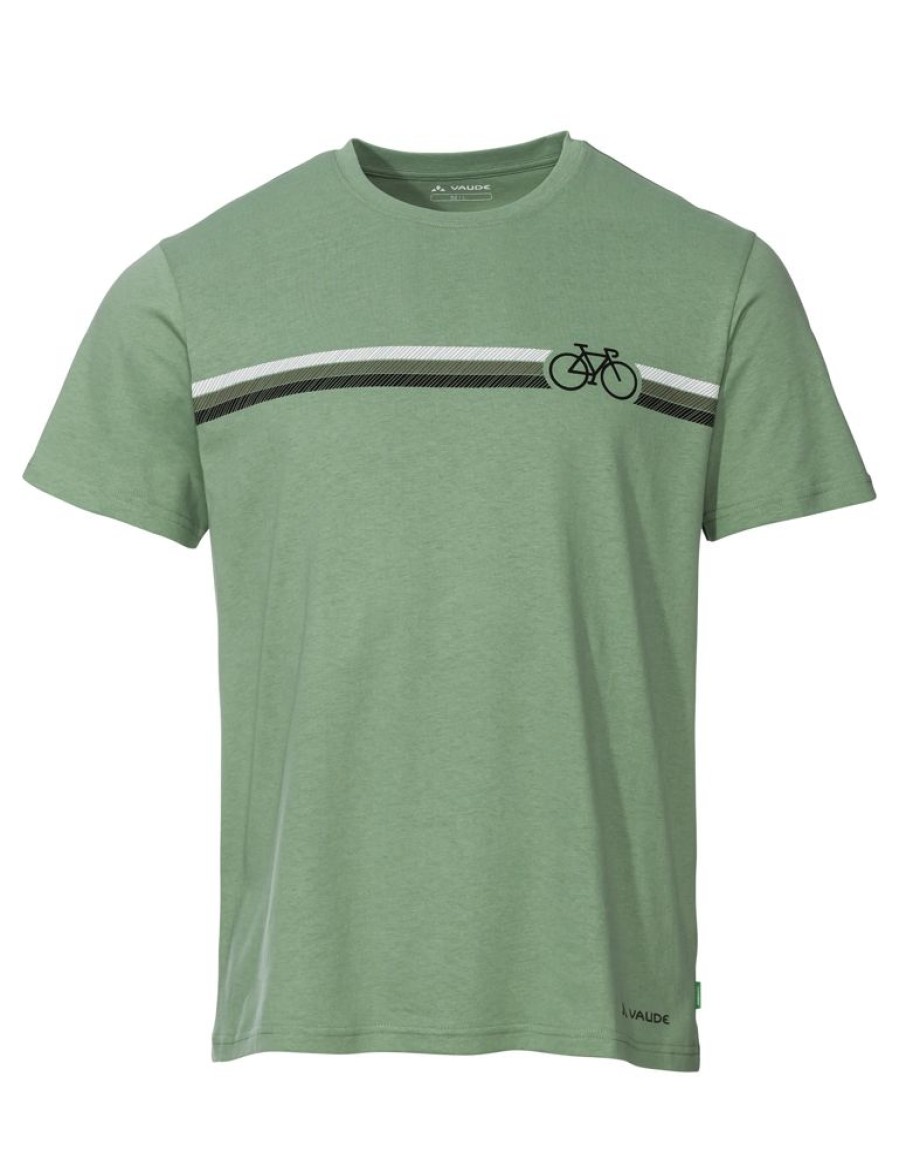 Bekleidung Vaude Hemden & T-Shirts | Me Cyclist T-Shirt V Willow Green