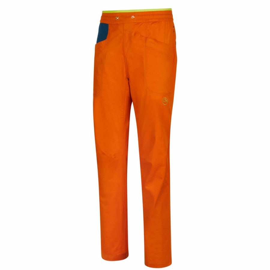 Klettern & Bouldern La Sportiva Kletterbekleidung Manner | Bolt Pant M Hawaiian Sun/Storm Blue