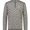 Bekleidung Mons Royale Hemden & T-Shirts | Cascade Merinoflex200 1/4 Zip Checker