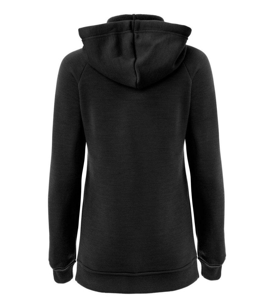 Bekleidung Aclima Outdoor Jacken | Fleecewool V2 Hoodie W'S Jet Black