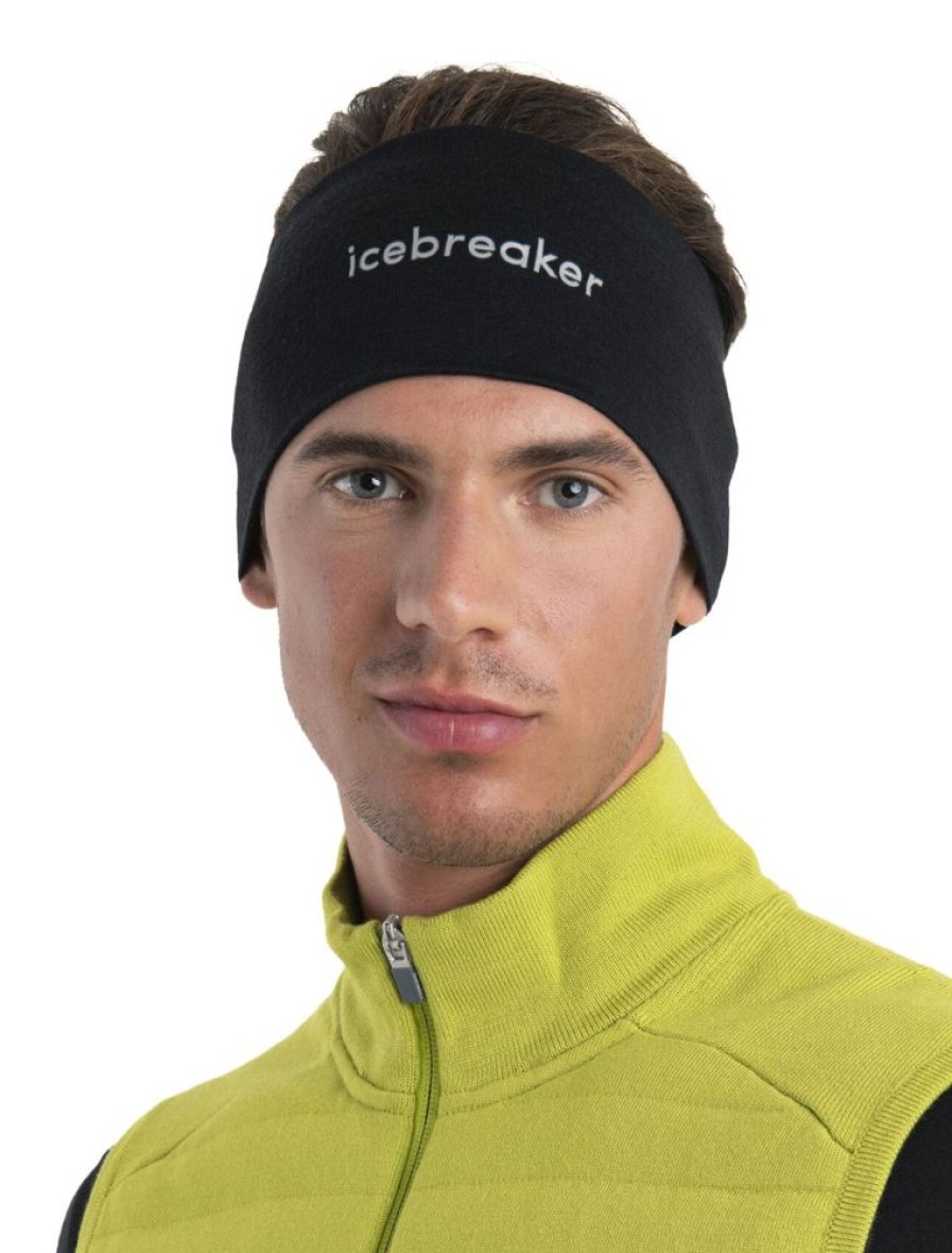 Bekleidung Icebreaker Kopfbedeckungen | 200 Oasis Headband Black