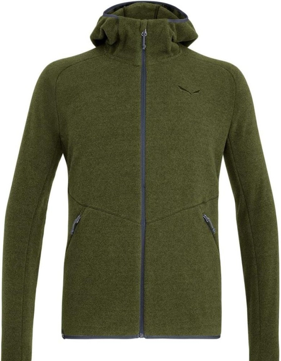 Bekleidung SALEWA Outdoor Jacken | Sarner 2L Wool Hd Jkt-Dk Olive