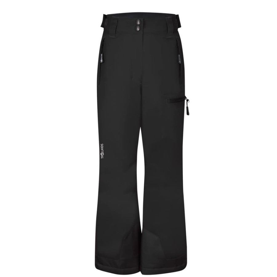 Bekleidung Trollkids Outdoor Hosen | Kids Hallingdal Pant Black