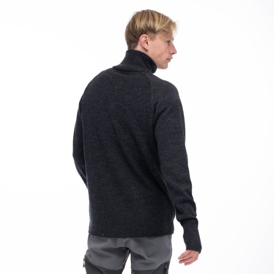 Bekleidung Bergans Outdoor Jacken | Ulriken Light Merino Jumper/Dk Grey