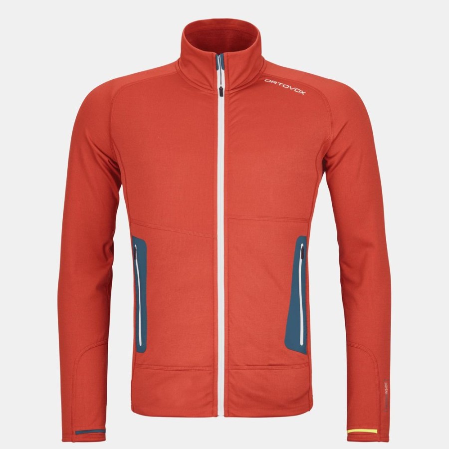 Bekleidung Ortovox Outdoor Jacken | Fleece Light Jacket M Cengia Rossa