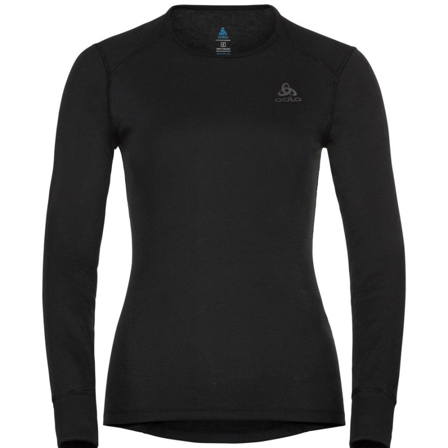 Bekleidung Odlo Funktionswasche | Activewarm Eco Bl Topcrewneck Ls-W-Blk