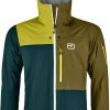 Bekleidung Ortovox Outdoor Jacken | 3L Ortler Jacket Man - Dark Pacific