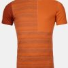 Bekleidung Ortovox Funktionswasche | 185 Rock'N'Wool Short Sleeve Man - Desert Orange