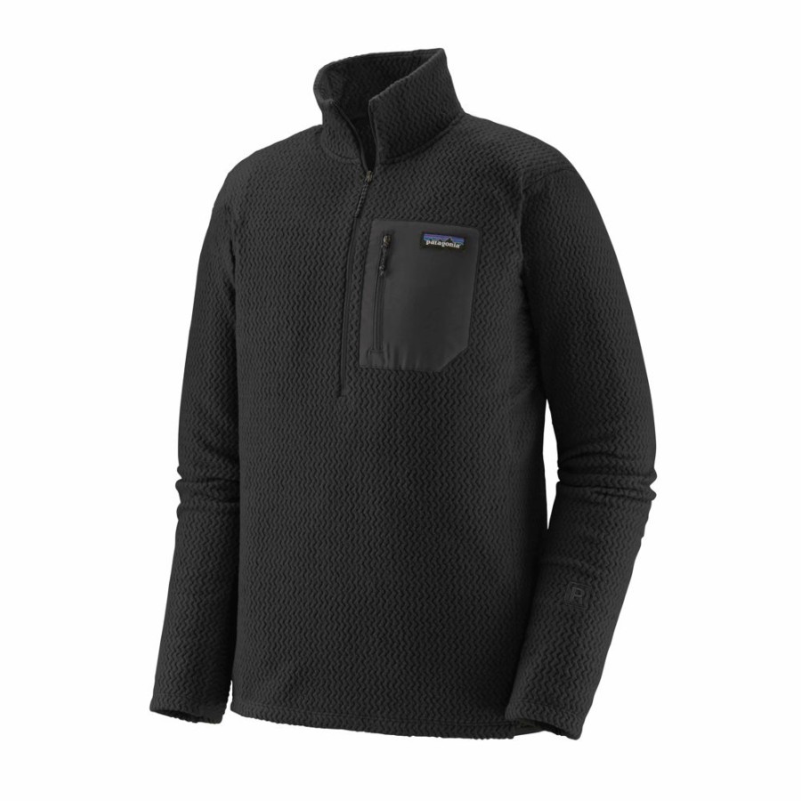 Bekleidung Patagonia Outdoor Jacken | R1 Air Zip Neck Men Black