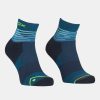 Bekleidung Ortovox Outdoor Socken | All Mount Quarter Socks Petrol Blue