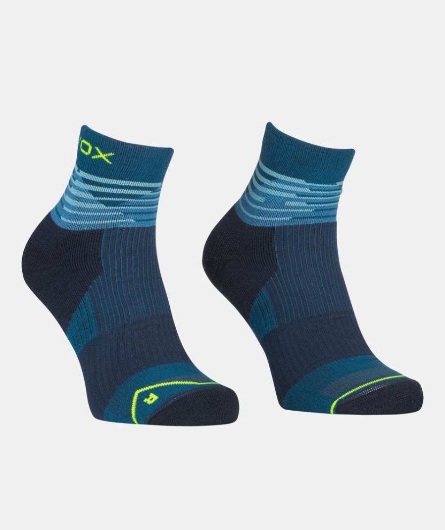 Bekleidung Ortovox Outdoor Socken | All Mount Quarter Socks Petrol Blue