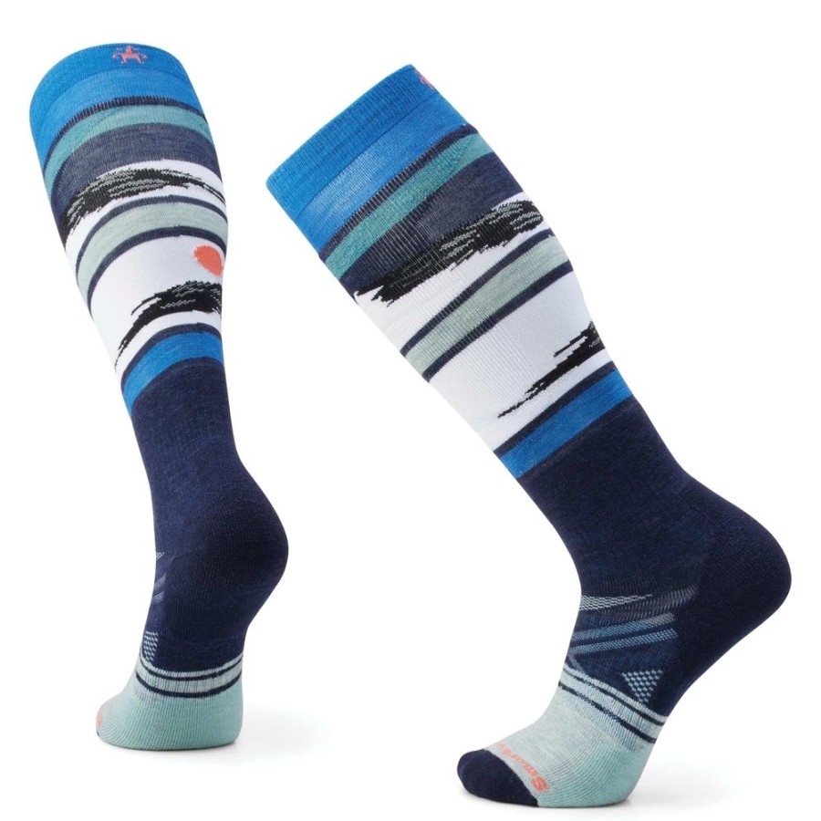 Bekleidung Smartwool Outdoor Socken | Skisocken Full Cushion Midnight Ski Pattern Otc Deep Navy