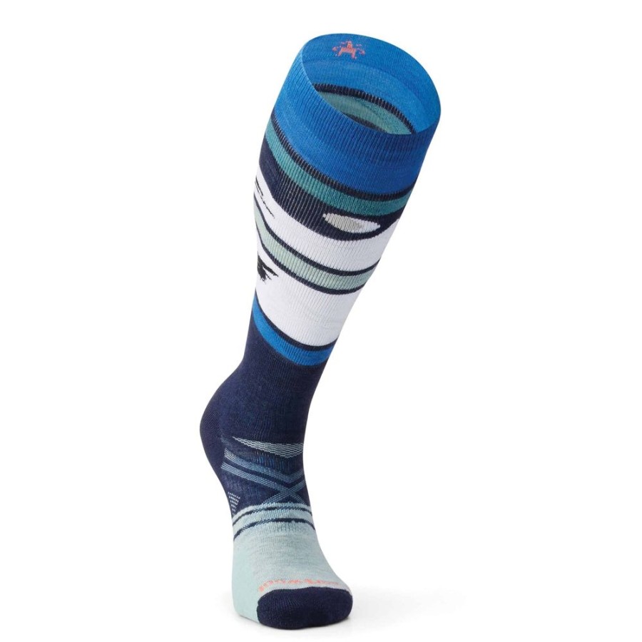 Bekleidung Smartwool Outdoor Socken | Skisocken Full Cushion Midnight Ski Pattern Otc Deep Navy