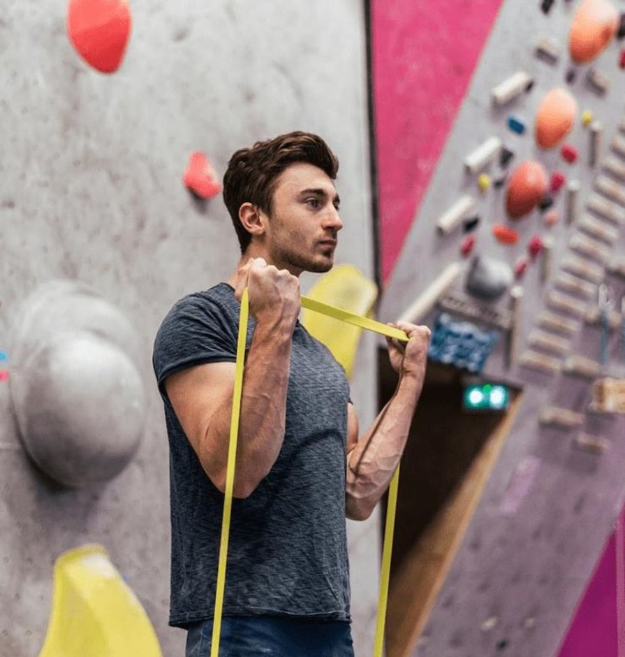 Klettern & Bouldern YY Vertical Bouldern/Training | Elastisches Band - Gelb - 25Kg