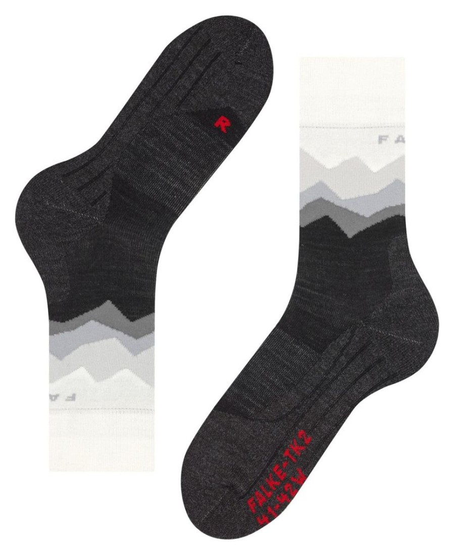 Bekleidung Falke Outdoor Socken | Falke Tk2 Women Schwarz