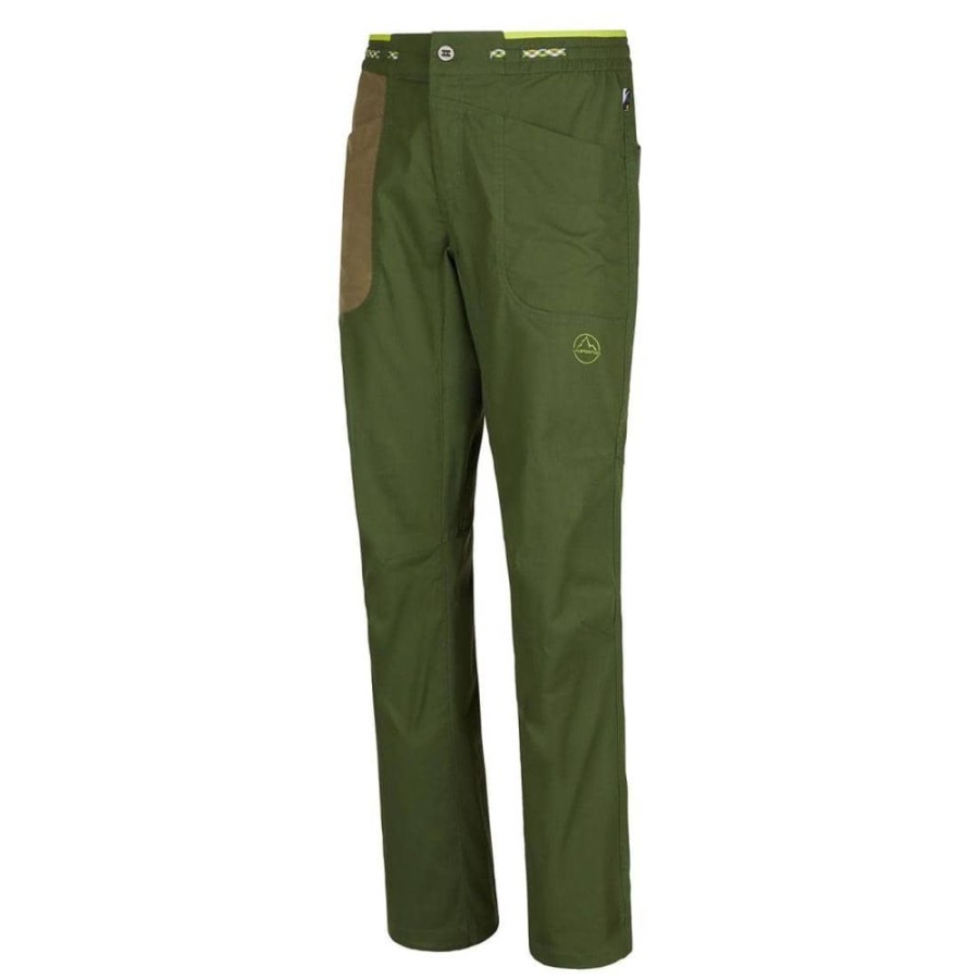 Klettern & Bouldern La Sportiva Kletterbekleidung Manner | Fuente Pant Forest/Turtle