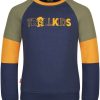 Bekleidung Trollkids Pullover & Hoodies | Kids Trollfjord Sweatshirt - Blue/Yellow