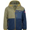 Bekleidung Trollkids Outdoor Jacken | Kids Aurlandsfjord Jkt - Moss/Blue/Yellow