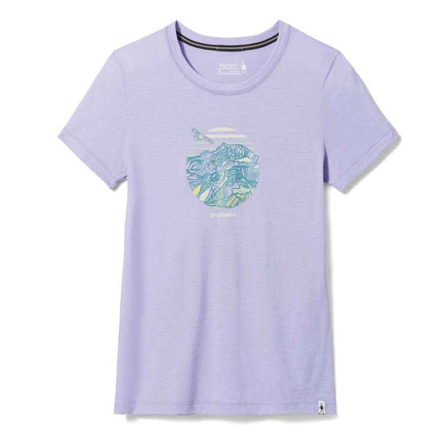 Bekleidung Smartwool Hemden & T-Shirts | Peak Freedom Grapss Tee Slim W Violet