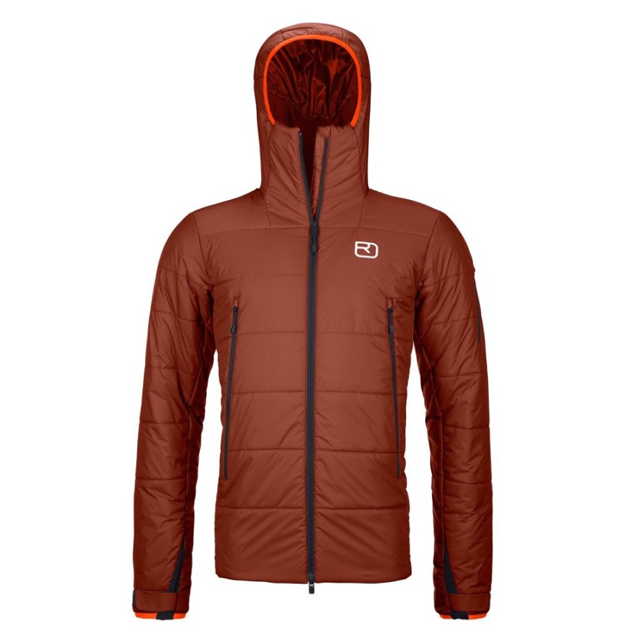 Bekleidung Ortovox Outdoor Jacken | Swisswool Zinal Jacket-Clay Orange