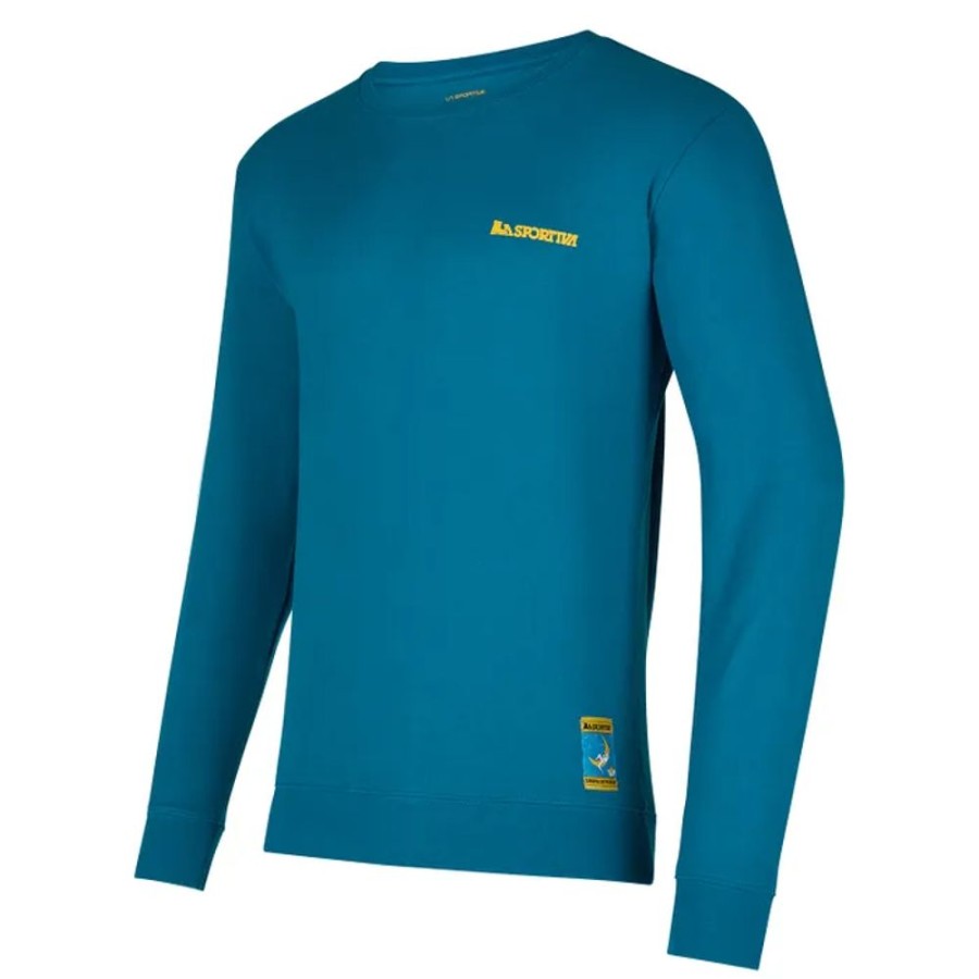 Bekleidung La Sportiva Hemden & T-Shirts | Climbing On The Moon Sweatshirt