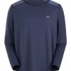 Bekleidung Arc'teryx Hemden & T-Shirts | Cormac Hoody Black Sapp Hthr