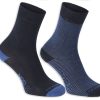 Bekleidung Craghoppers Muckenabwehrbekleidung | Nosilive Travel Socks Twin Pack Women