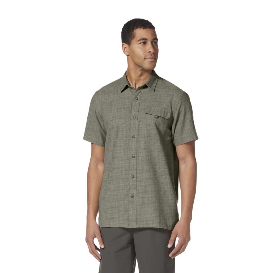 Bekleidung Royal Robbins Hemden & T-Shirts | Hempline Spaced S/S / Pebble Gray