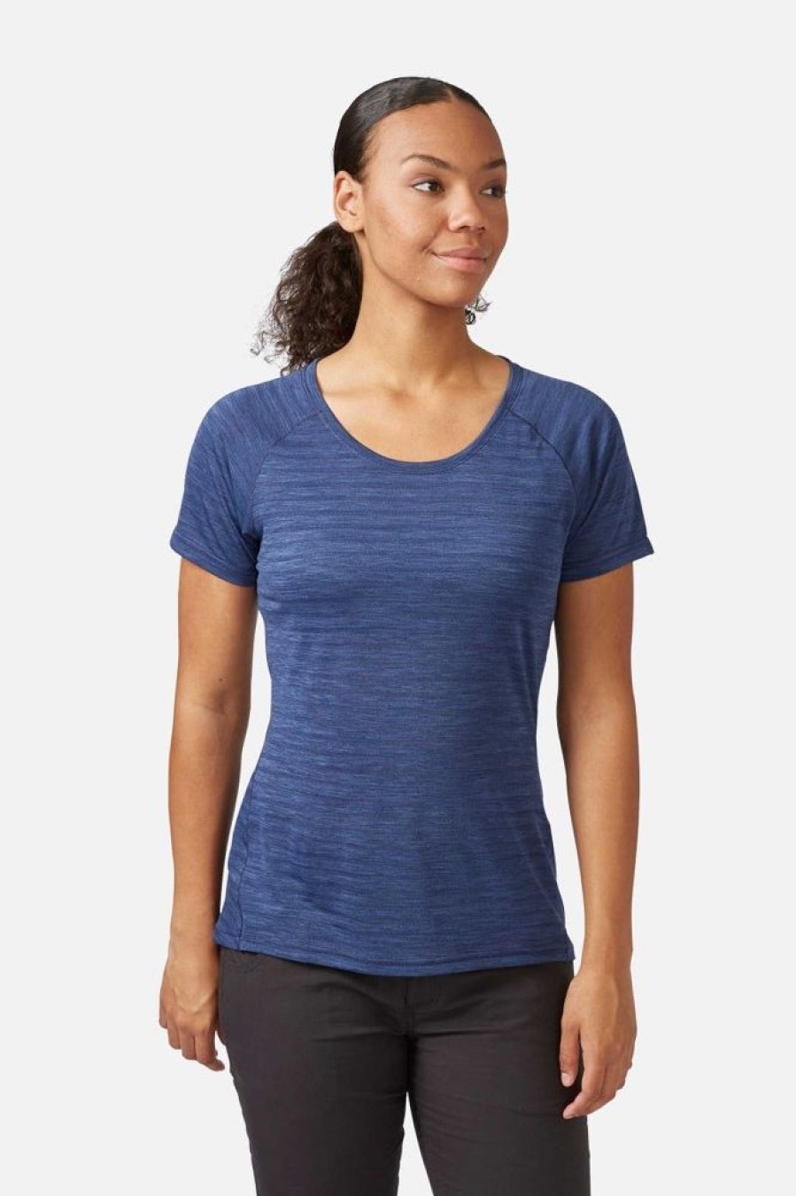 Bekleidung Rab Hemden & T-Shirts | Wisp Tee Wmns Patriot Blue