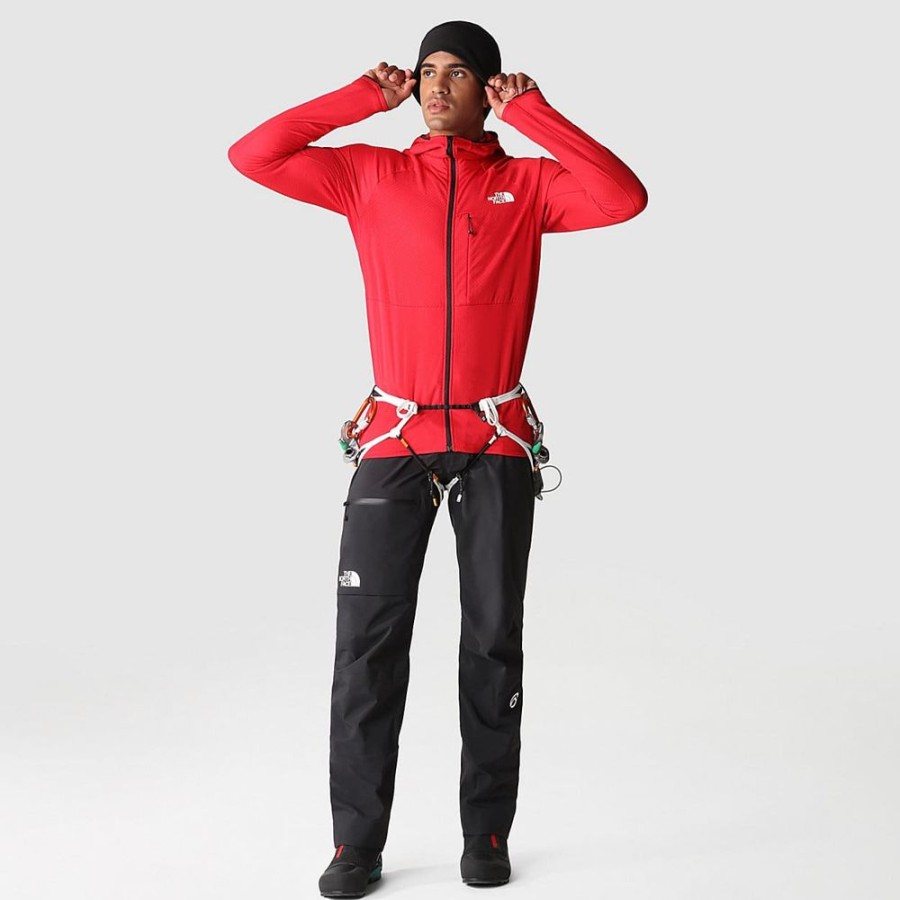 Bekleidung The North Face Outdoor Jacken | Mens Summit Futurefleece Fz Hoodie Tnf Red