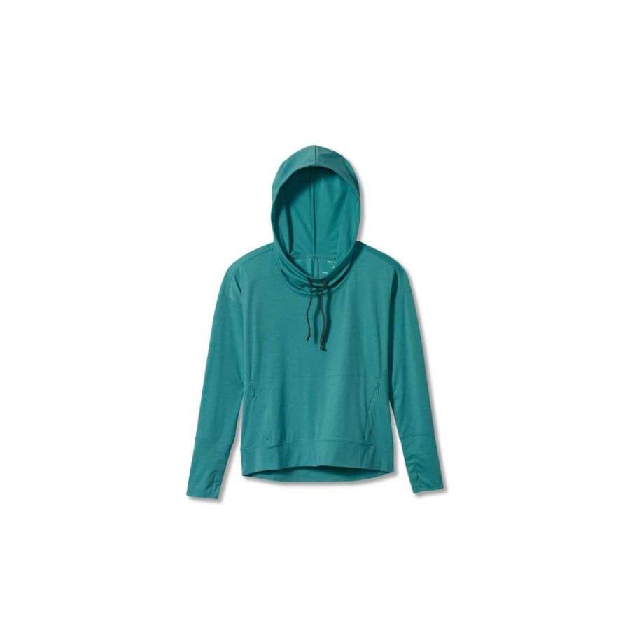 Bekleidung Royal Robbins Muckenabwehrbekleidung | Bug Barrier Round Trip Drirelease Hoody / Turquoise