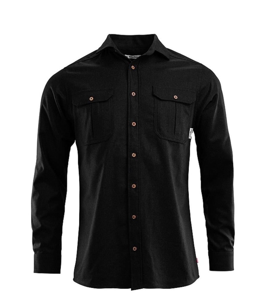 Bekleidung Aclima Hemden & T-Shirts | Leisurewool Reborn Shirt-Dark Grey Melange