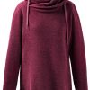 Bekleidung Mufflon Pullover & Hoodies | W50 Mu-Kusa-W - S46 Berry