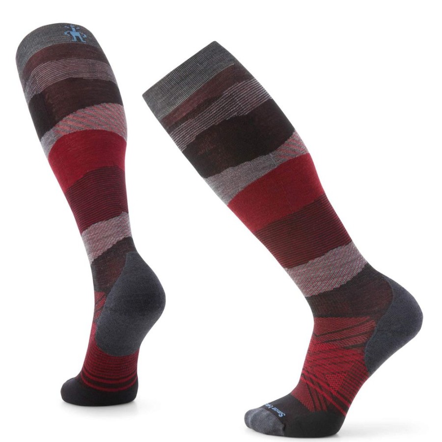 Bekleidung Smartwool Outdoor Socken | Skisocken Targeted Cushion Pattern Otc Charcoal