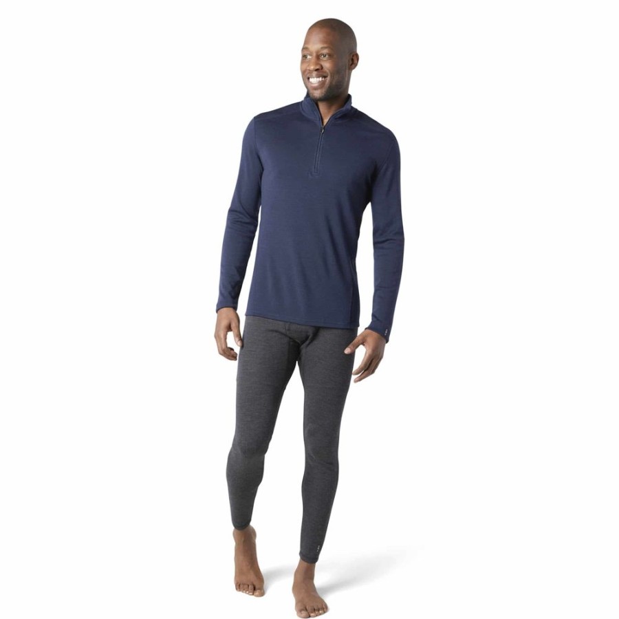 Bekleidung Smartwool Funktionswasche | Classic Thermal 1/4 Zip Deep Navy