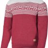 Bekleidung Ivanhoe of Sweden Outdoor Jacken | Vidar Crewneck Deep Red