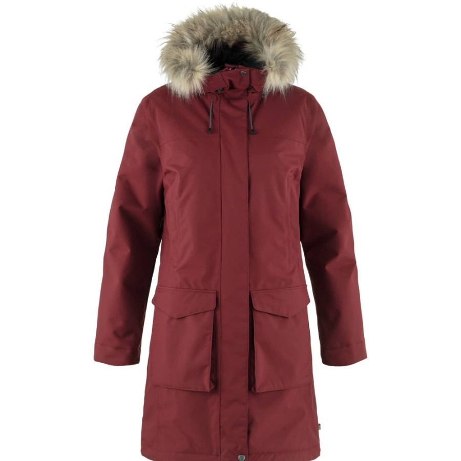 Bekleidung Fjällräven Outdoor Jacken | Nuuk Lite Parka W/Bordeaux