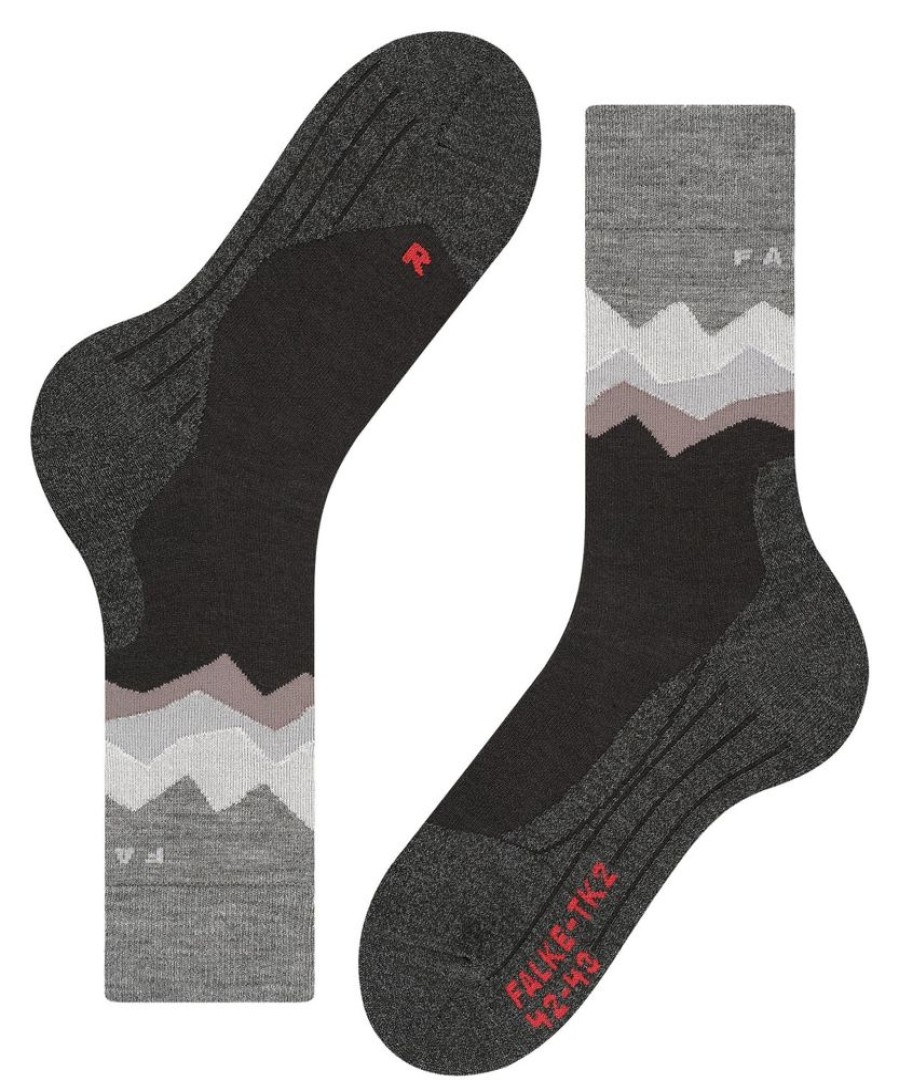 Bekleidung Falke Outdoor Socken | Falke Tk2 Schwarz