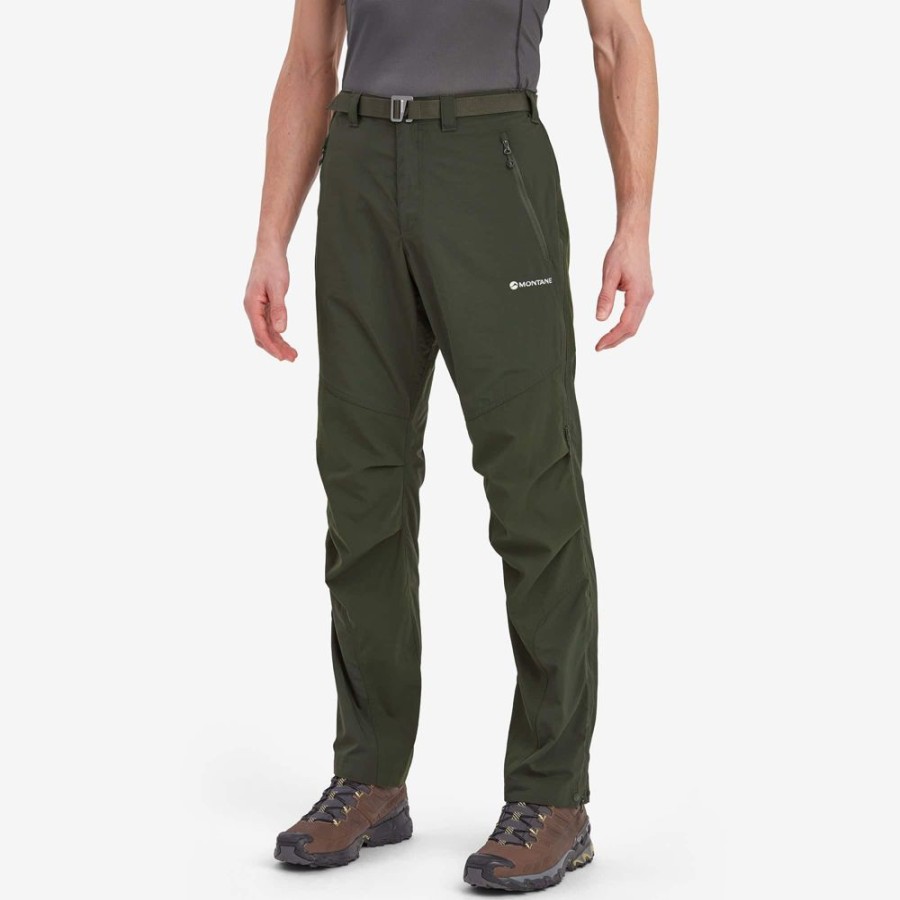 Bekleidung Montane Outdoor Hosen | Terra Pants Reg Leg Oak Green