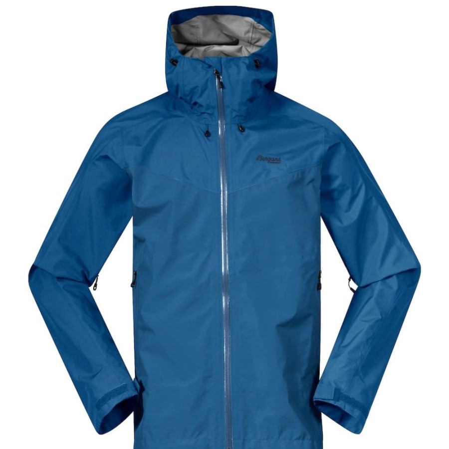 Bekleidung Bergans Outdoor Jacken | Skar Light 3L Shell Jacket-Sea Blue