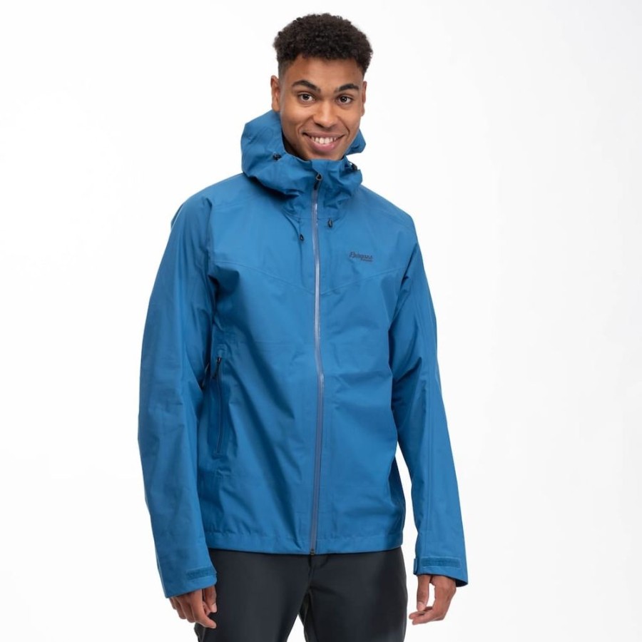 Bekleidung Bergans Outdoor Jacken | Skar Light 3L Shell Jacket-Sea Blue