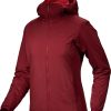 Bekleidung Arc'teryx Outdoor Jacken | Atom Hoody W Bordeaux