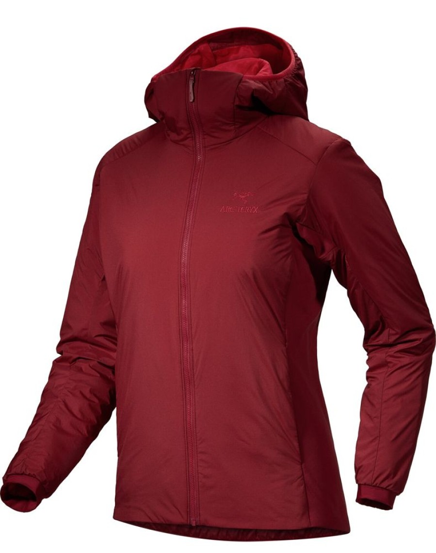 Bekleidung Arc'teryx Outdoor Jacken | Atom Hoody W Bordeaux