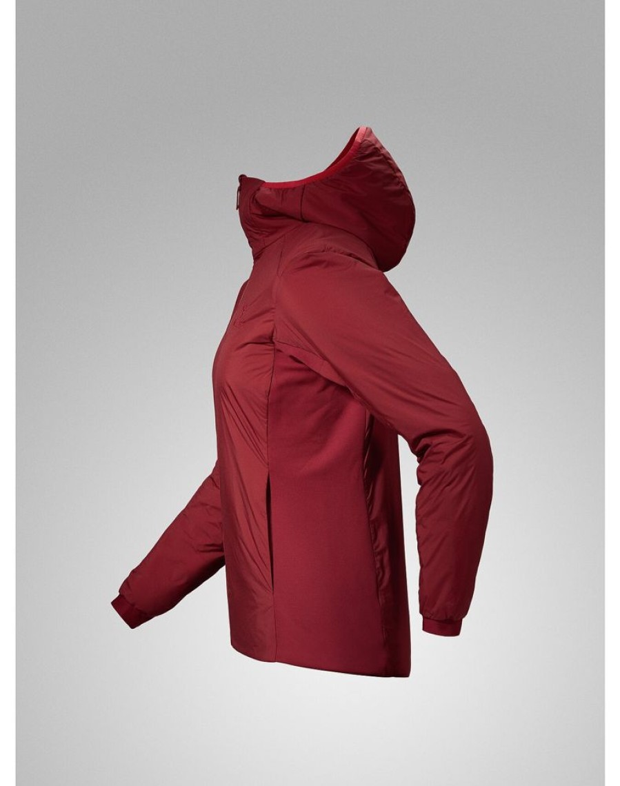 Bekleidung Arc'teryx Outdoor Jacken | Atom Hoody W Bordeaux