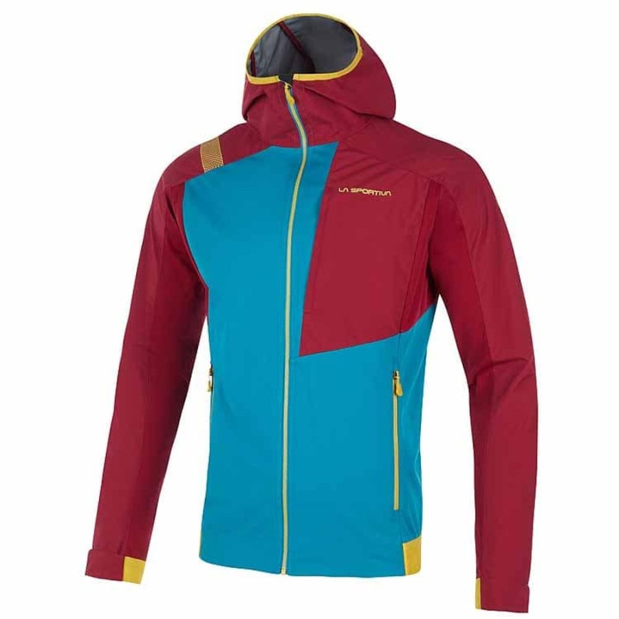 Bekleidung La Sportiva Outdoor Jacken | Macnas Softshell Jkt - Sangria/Crystal