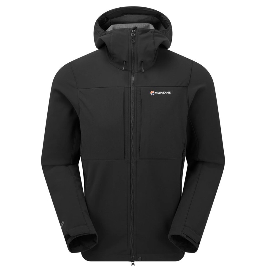 Bekleidung Montane Outdoor Jacken | Windjammer Xpd Hoodie Black